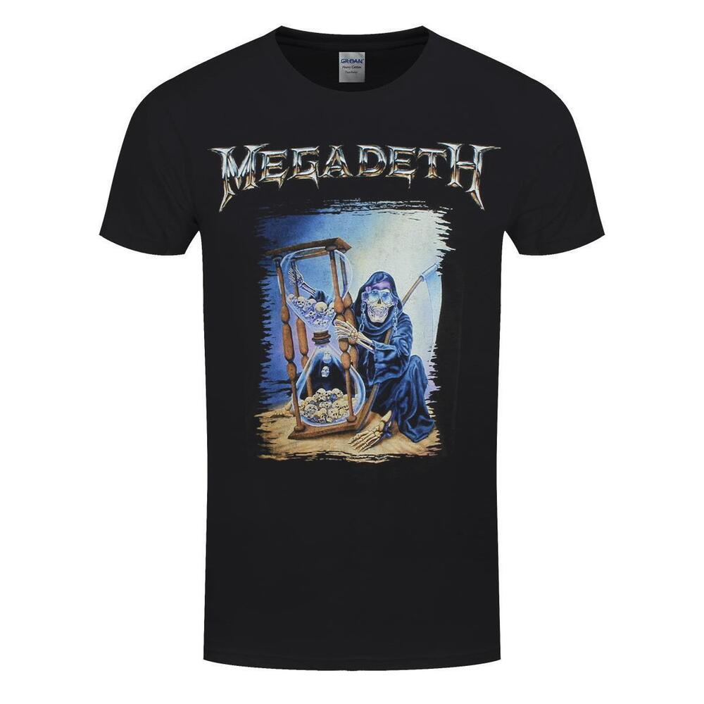 Megadeth Countdown Hourglass Mens Black Tshirt